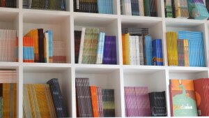 Bücher im Buchregal